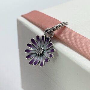 Purple Daisy Dangle Pandora Charm